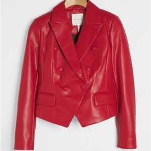 Avec Les Filles from Anthropologie PHOENIX CROPPED
FAUX LEATHER JACKET